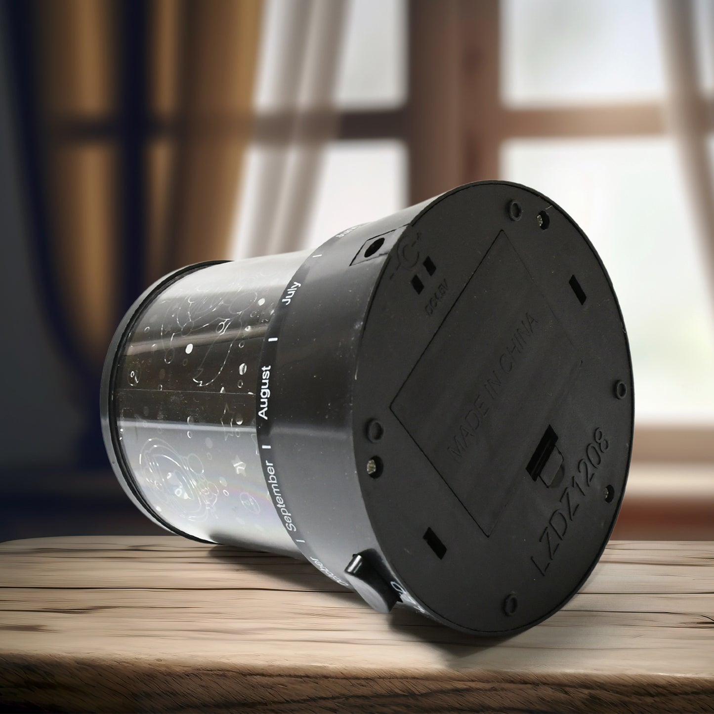 Led Projector Night Light Amazing Lamp 3 Battery Operated Lamps Rotation With The Music Function Master For Kids Bedroom Home Decoration Nightromantic Gift (Battery Not Included 1 Pc)